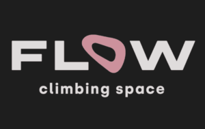 Logo ścianki wspinaczkowej Flow Climbing Space.